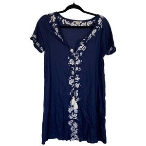 Boden Swim Coverup Tie Front and Embellished Details